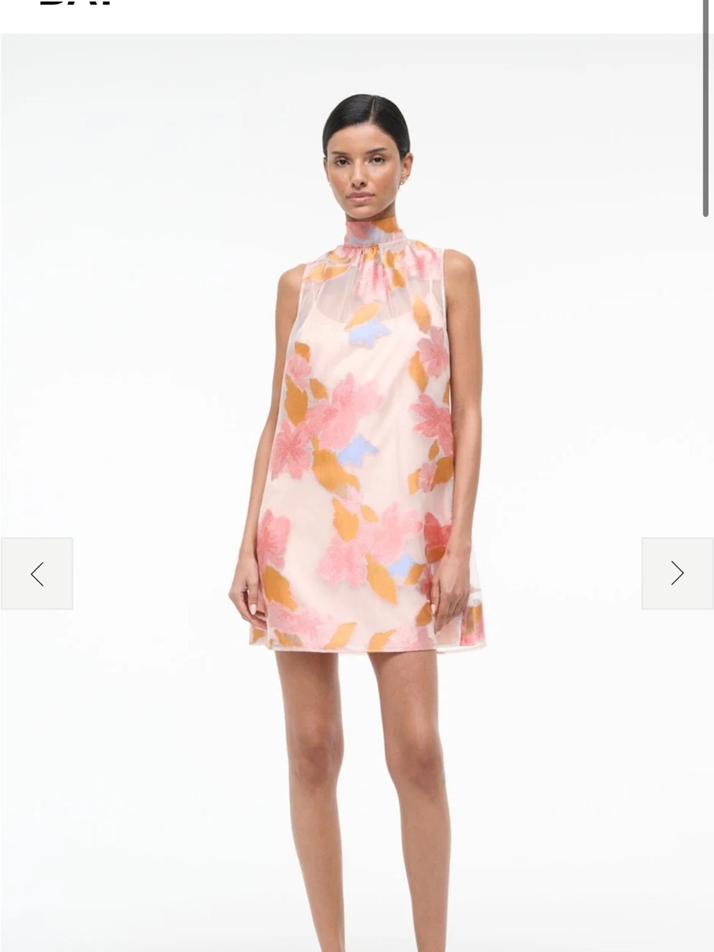 Staud Albee Mini Dress Spring Day